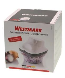 Westmark 11592260 Zwiebelschneider | Geschliffenen Klingen + Quirl-Einsatz