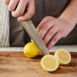 Executive-Plus Serie 6` Allzweckmesser 61 HRC Damaszenerstahl Schwarz -Dick-Shop 1e6b0086 17bd 4b5c b861 e85322edda86