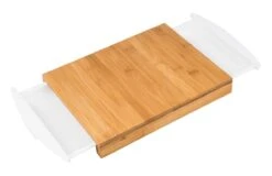 Bambus-Schneidebrett Mit 2 Auffangbehältern, Bambus / Kunststoff, 41 X 26,5 X 8,2 Cm, Braun -Dick-Shop 22707a82 d77e 4f63 90f3 e85857295703 2