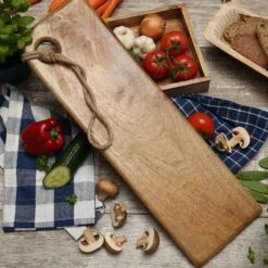 Schneidebrett Servierbrett Mangoholz Mit Kordel Serviertablett 57,5cm Natur -Dick-Shop 2aa8bb28 5c2f 4dd4 ab56 0a0215364a9e