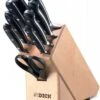 Dick Messerblock Aus Holz, Serie "Premier Plus", 9-teilig