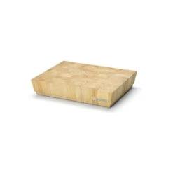 Hackblock Klein, Stirnholz Vom Gummibaum - 40 X 30 X 7,5cm