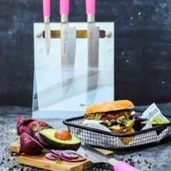 Messerblock 4Knives "Pink Spirit" Weiß -Dick-Shop 6c55b075 d937 428b ae35 40fa1535d1c8