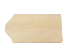 Frühstücksbrett Frühstücksbrettchen Vesperbrett Kapellenform Buche L22xB12xH1 Cm