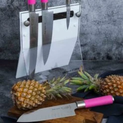 Messerblock 4Knives "Pink Spirit" Weiß -Dick-Shop a520e468 ec20 4224 a03f b013f4f66c3b