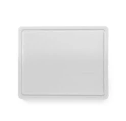 4x HENDI Schneidbretter HACCP Gastronorm 1/2 - Für Käse, Brot - Farbe: Weiß 265x325x(H)12 Mm