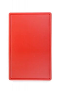 2x HENDI Schneidbretter HACCP Gastronorm 1/1 - Für Fleisch - Farbe: Rot 530x325x(H)15 Mm