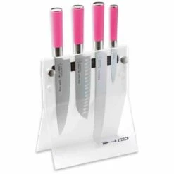 Messerblock 4Knives "Pink Spirit" Weiß