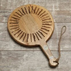 Schneidebrett Servierbrett Rund Mangoholz Mit Griff Serviertablett 46cm Natur -Dick-Shop f9b85da0 a1c5 4473 8fd5 944163d5e165