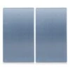 Zeller 2er Set Herdabdeckplatten Schneideplatten Schneidebrett Sicherheitsglas